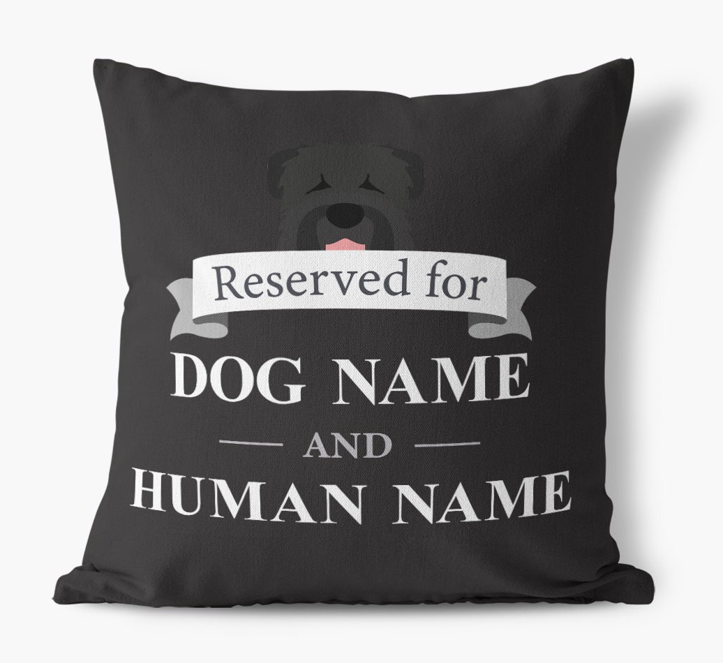 Reserved For: Personalised {breedFullName} Canvas Cushion