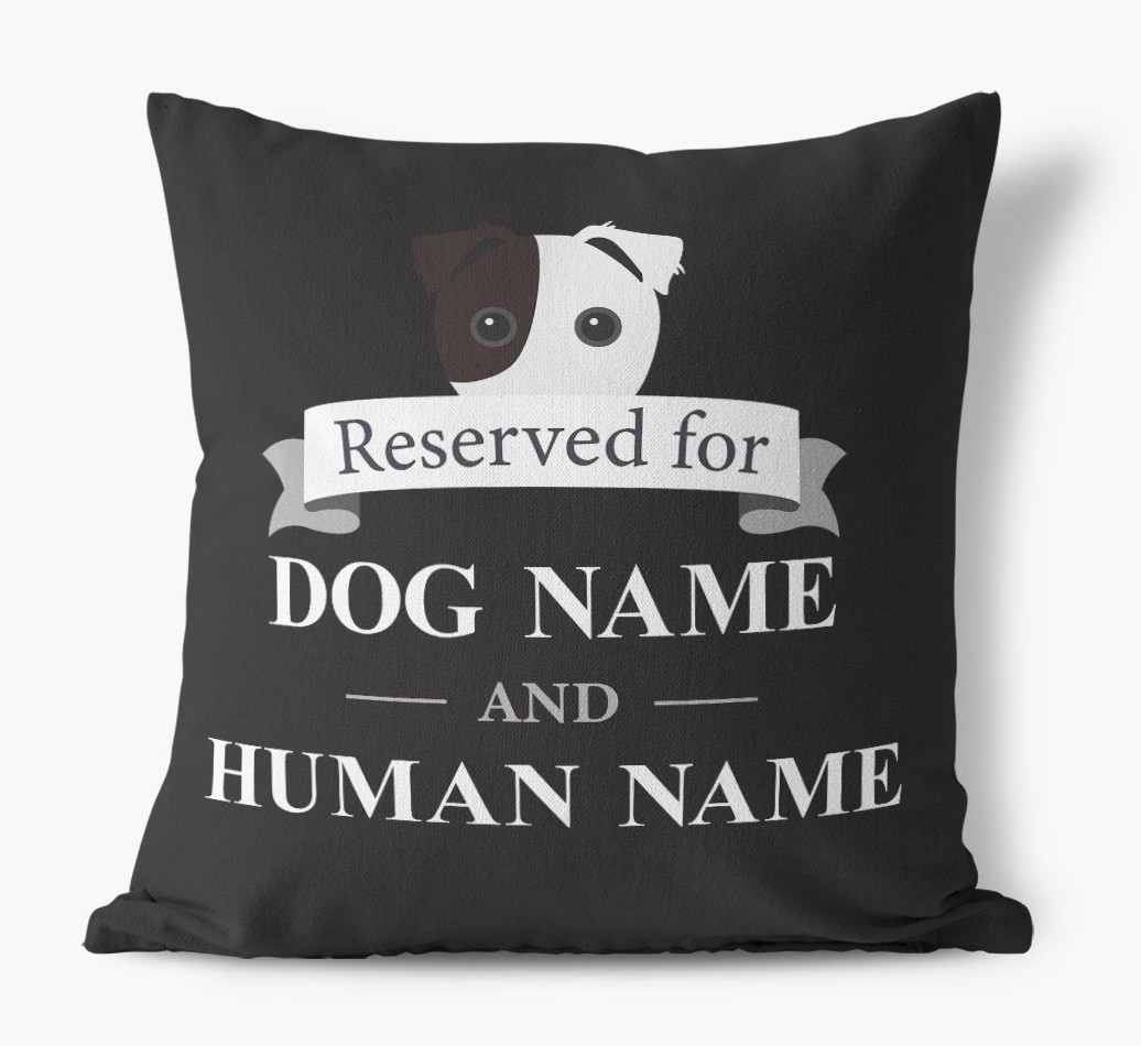 Reserved For: Personalised {breedFullName} Canvas Cushion