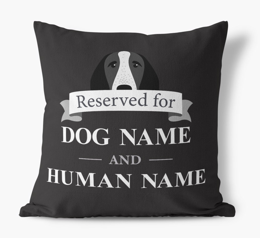 Reserved For: Personalised {breedFullName} Canvas Cushion