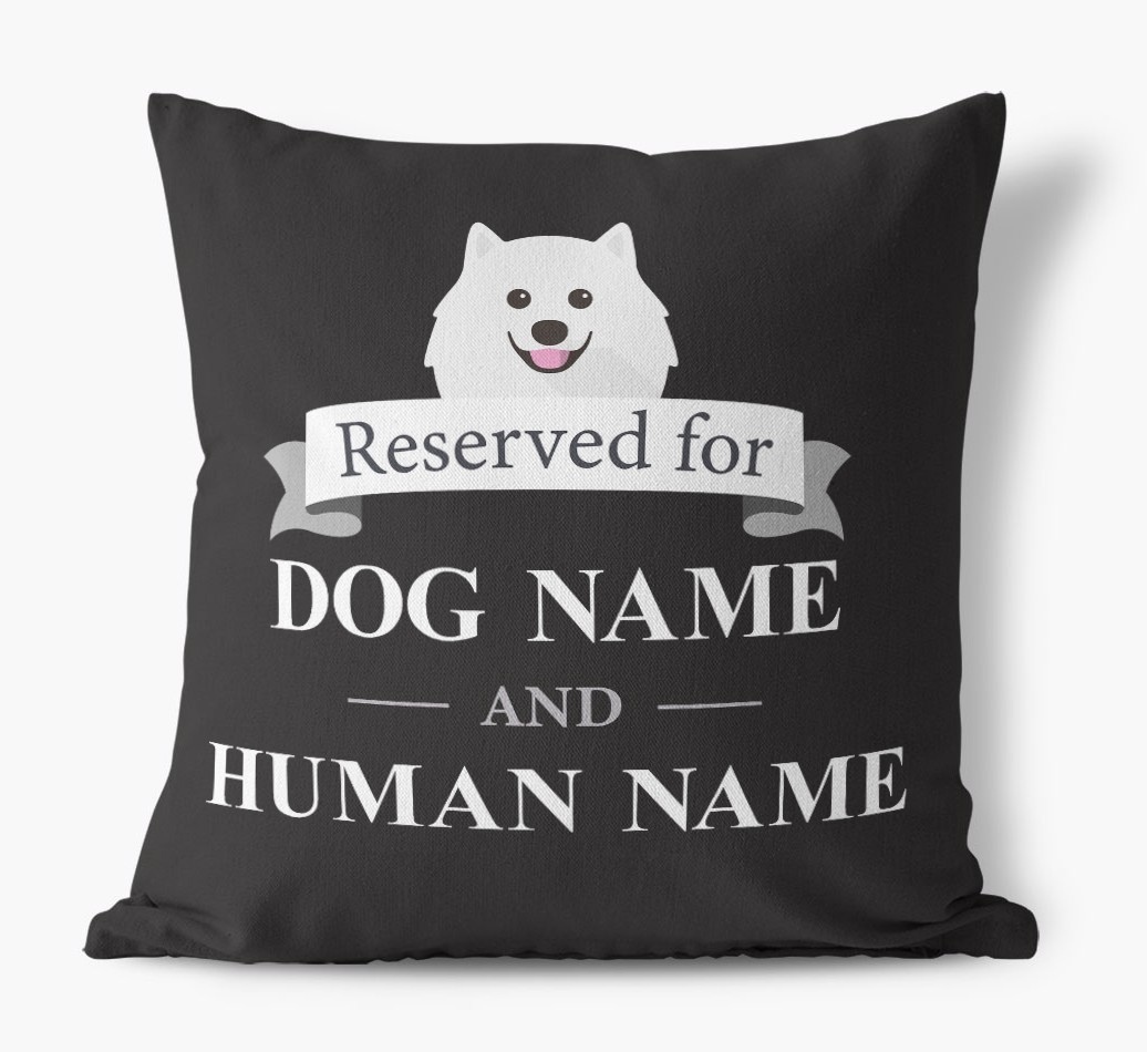 Reserved For: Personalised {breedFullName} Canvas Cushion