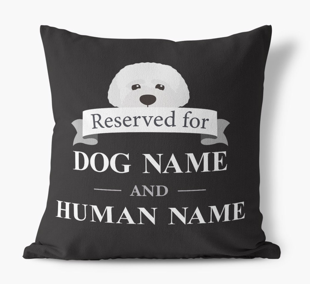 Reserved For: Personalised {breedFullName} Canvas Cushion
