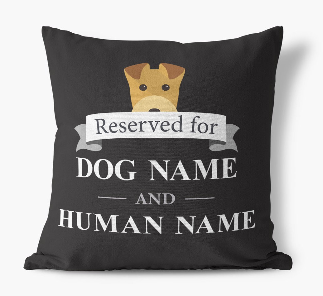 Reserved For: Personalised {breedFullName} Canvas Cushion