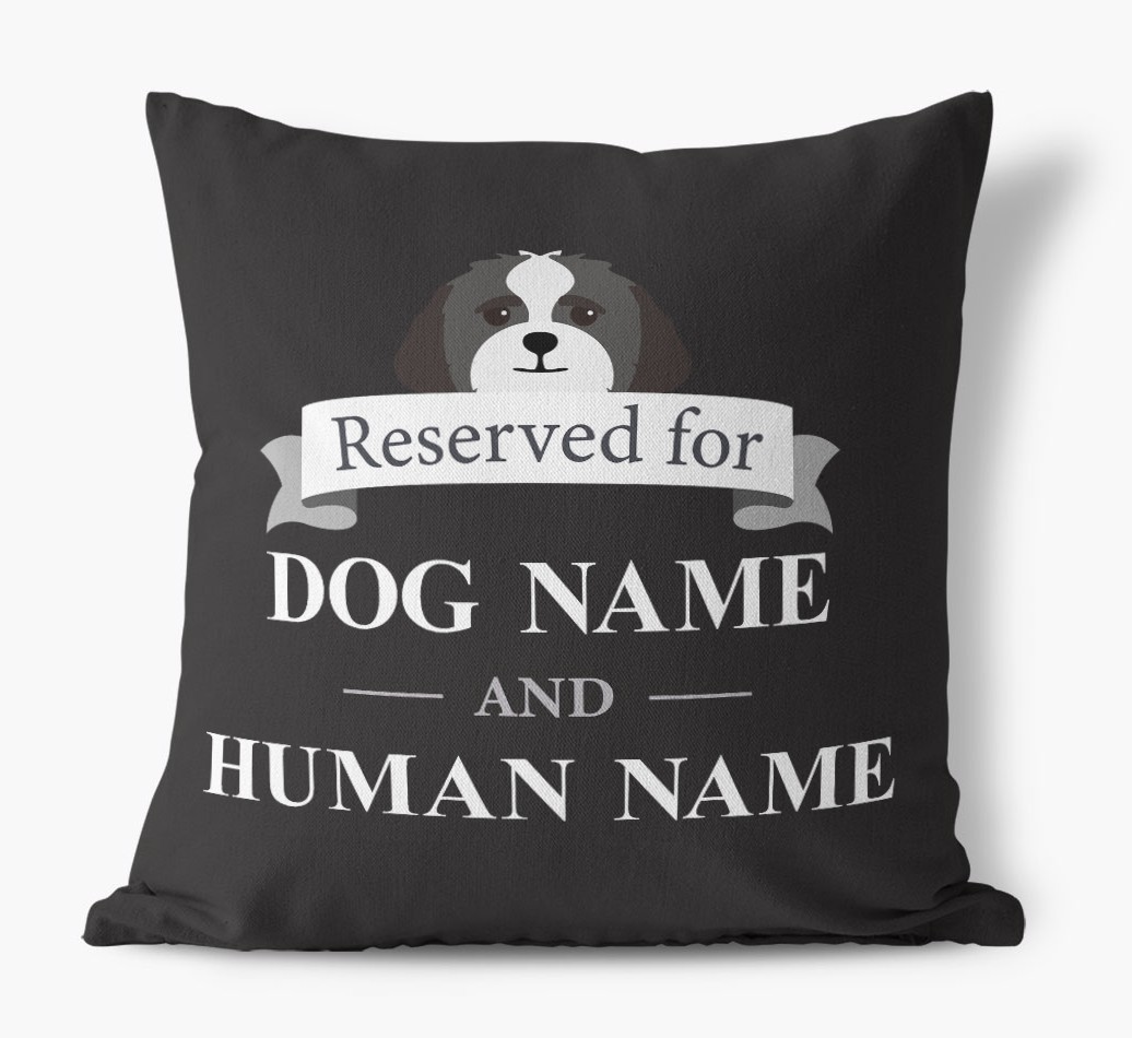 Reserved For: Personalised {breedFullName} Canvas Cushion