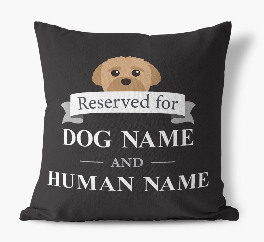 Reserved For: Personalised {breedFullName} Canvas Cushion