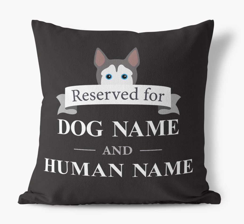 Reserved For: Personalised {breedFullName} Canvas Cushion