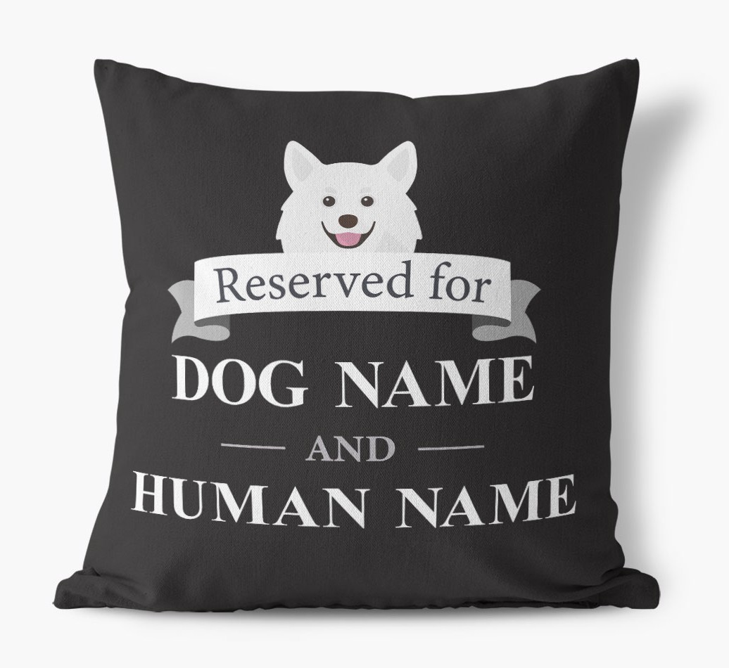 Reserved For: Personalised {breedFullName} Canvas Cushion