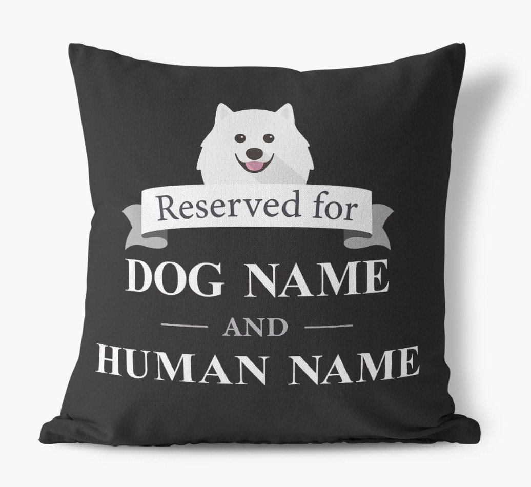 Reserved For: Personalised {breedFullName} Canvas Cushion