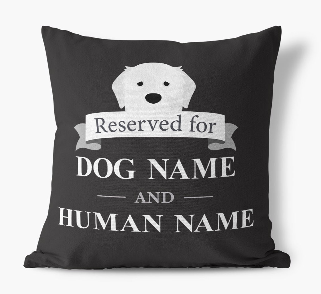Reserved For: Personalised {breedFullName} Canvas Cushion