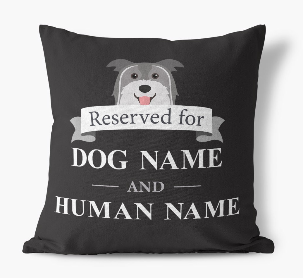 Reserved For: Personalised {breedFullName} Canvas Cushion