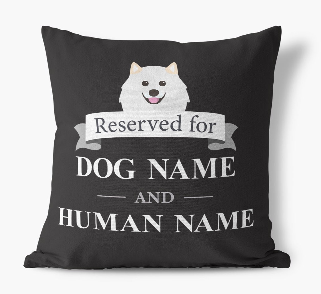 Reserved For: Personalised {breedFullName} Canvas Cushion
