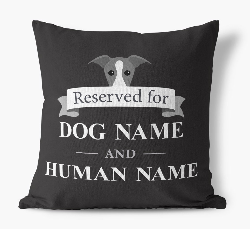 Reserved For: Personalised {breedFullName} Canvas Cushion