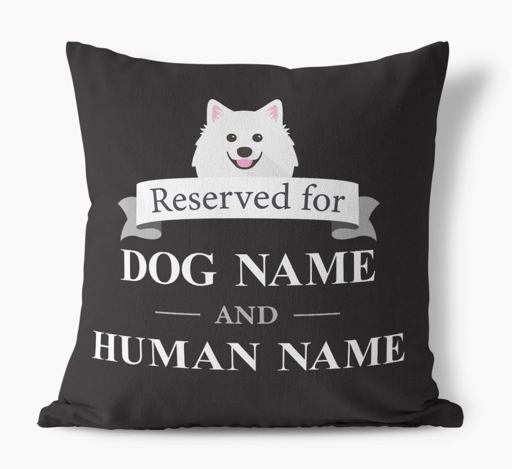 Reserved For: Personalized {breedFullName} Canvas Pillow