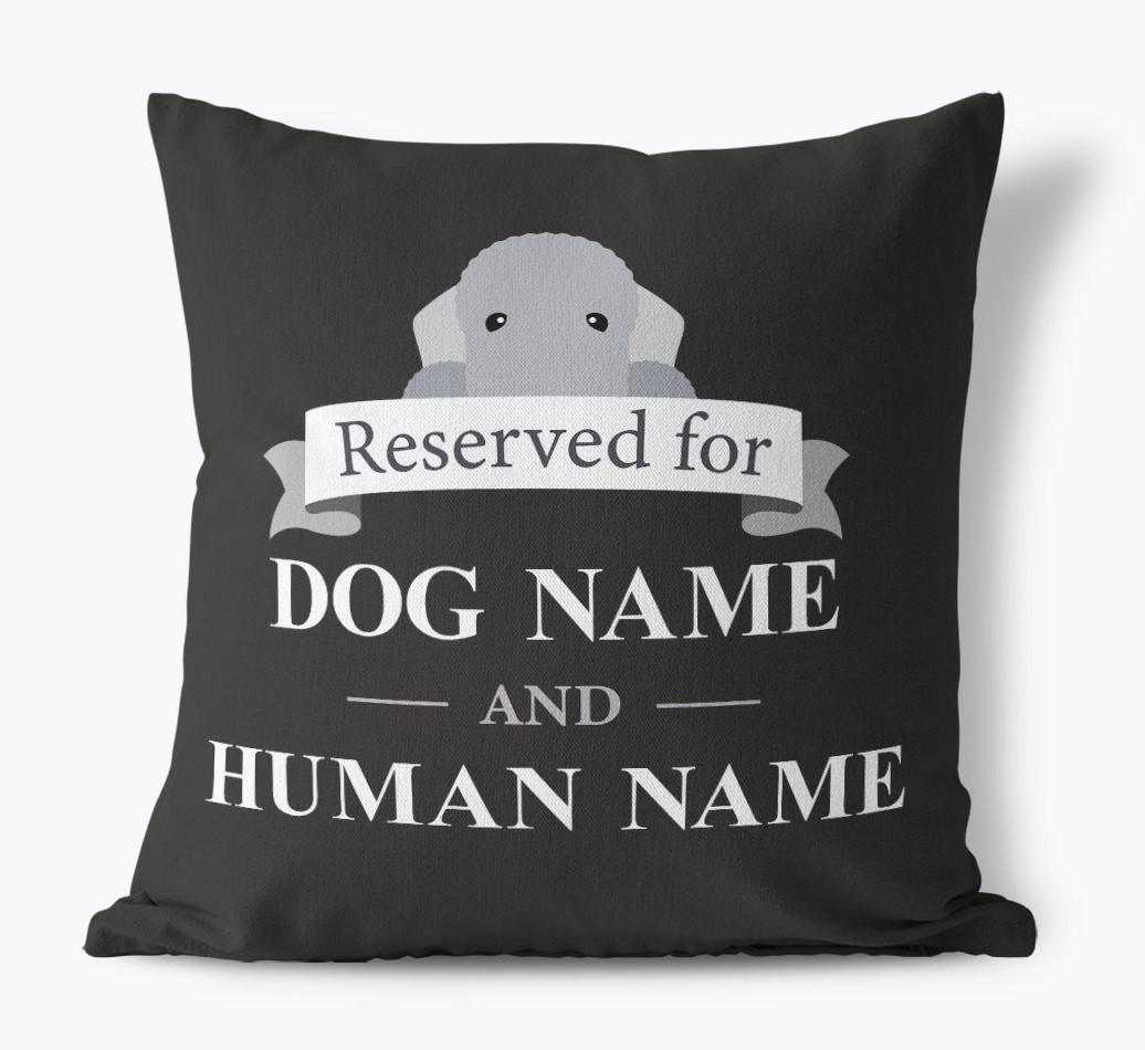 Reserved For: Personalized {breedFullName} Canvas Pillow