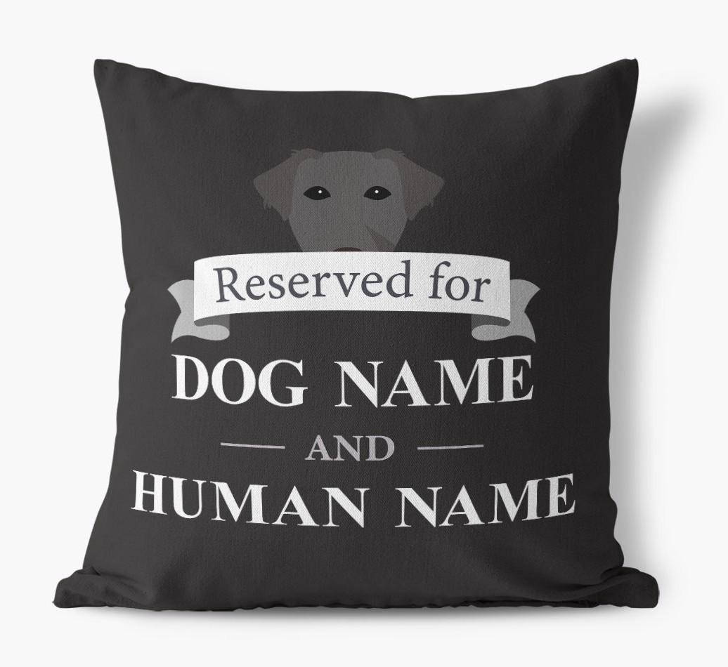 Reserved For: Personalized {breedFullName} Canvas Pillow