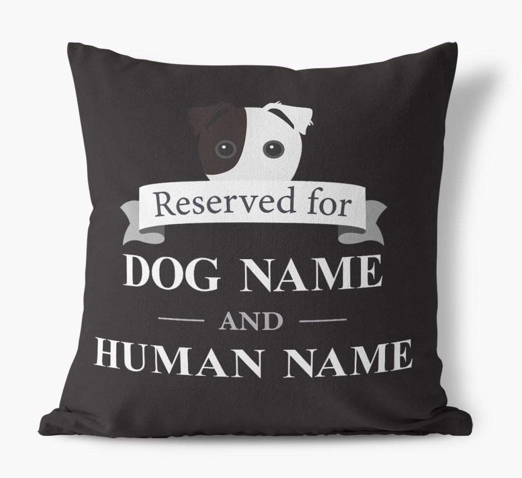 Reserved For: Personalized {breedFullName} Canvas Pillow