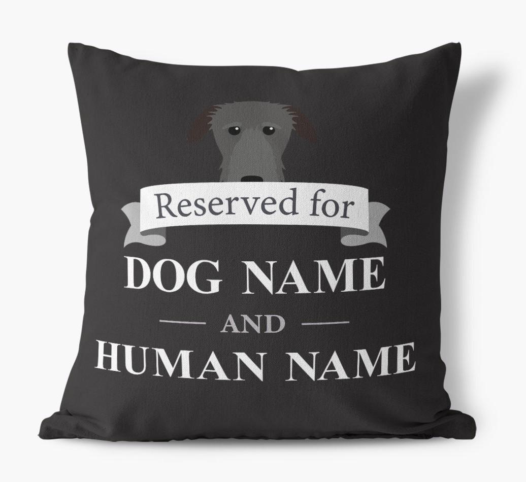 Reserved For: Personalized {breedFullName} Canvas Pillow