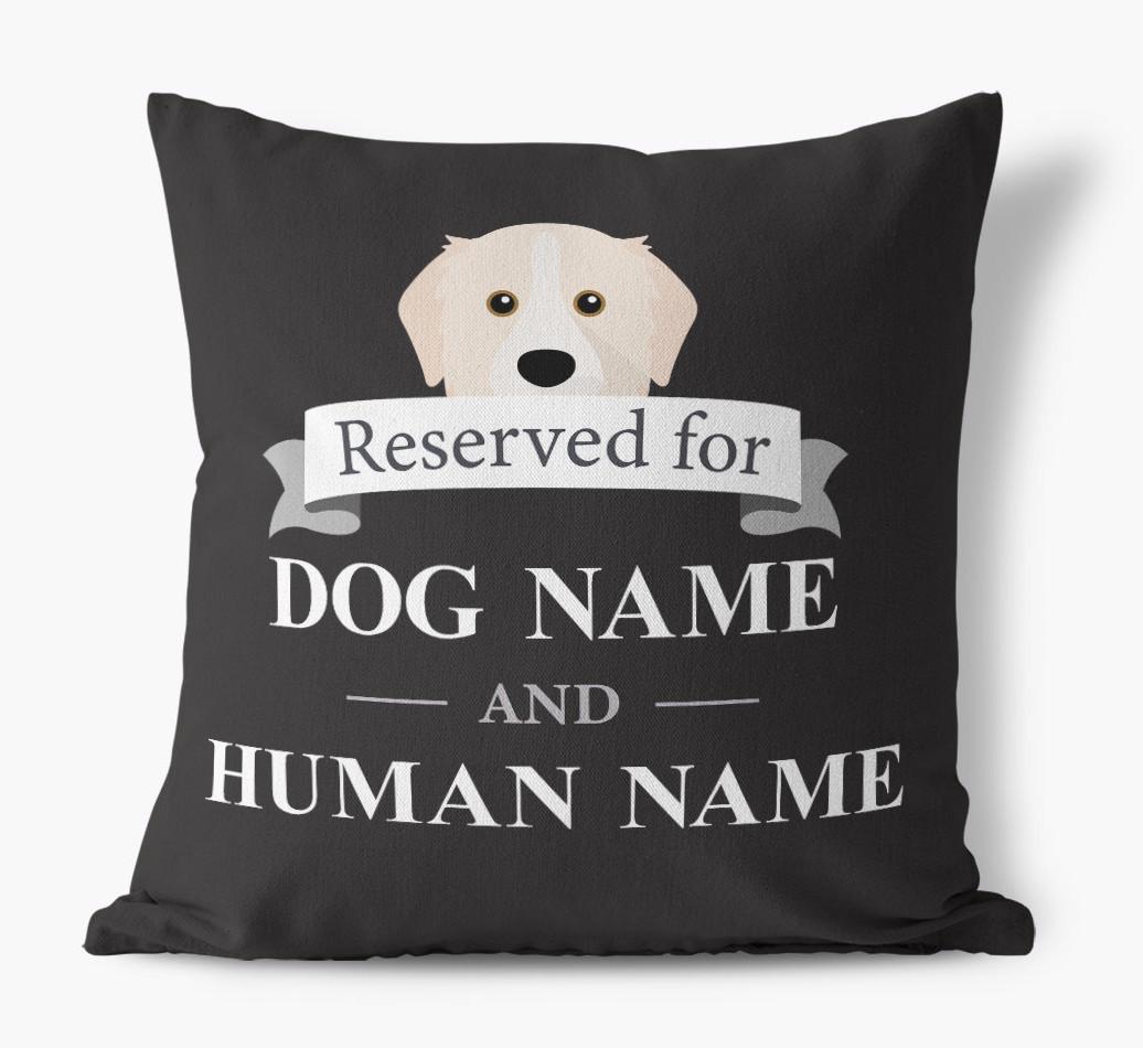 Reserved For: Personalized {breedFullName} Canvas Pillow