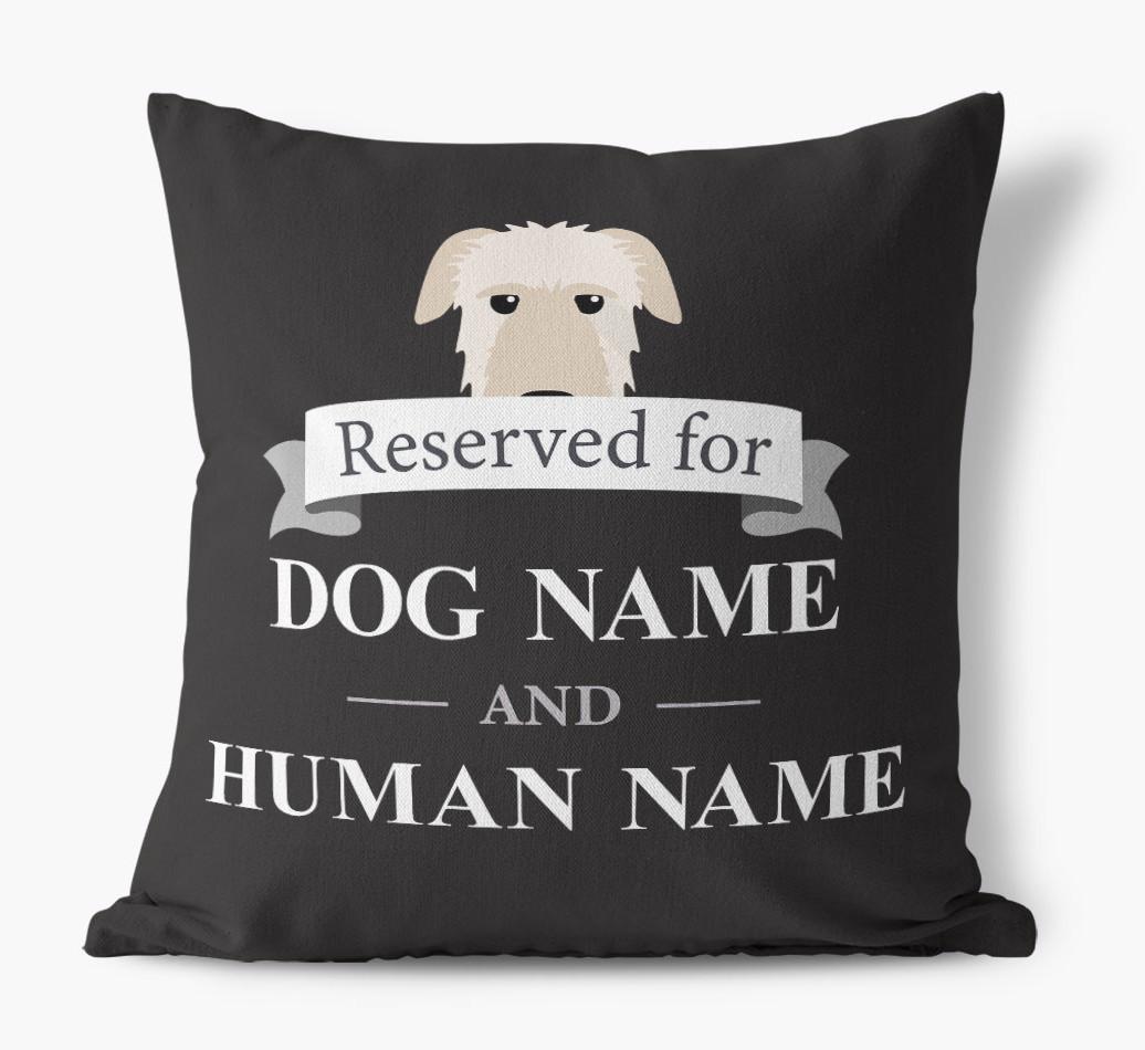 Reserved For: Personalized {breedFullName} Canvas Pillow