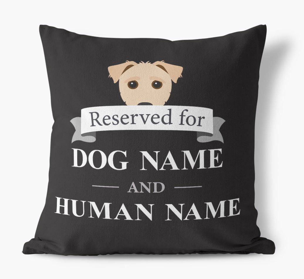 Reserved For: Personalized {breedFullName} Canvas Pillow