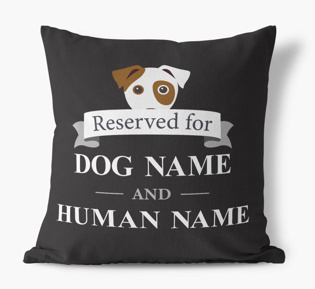 Reserved For: Personalised {breedFullName} Canvas Cushion