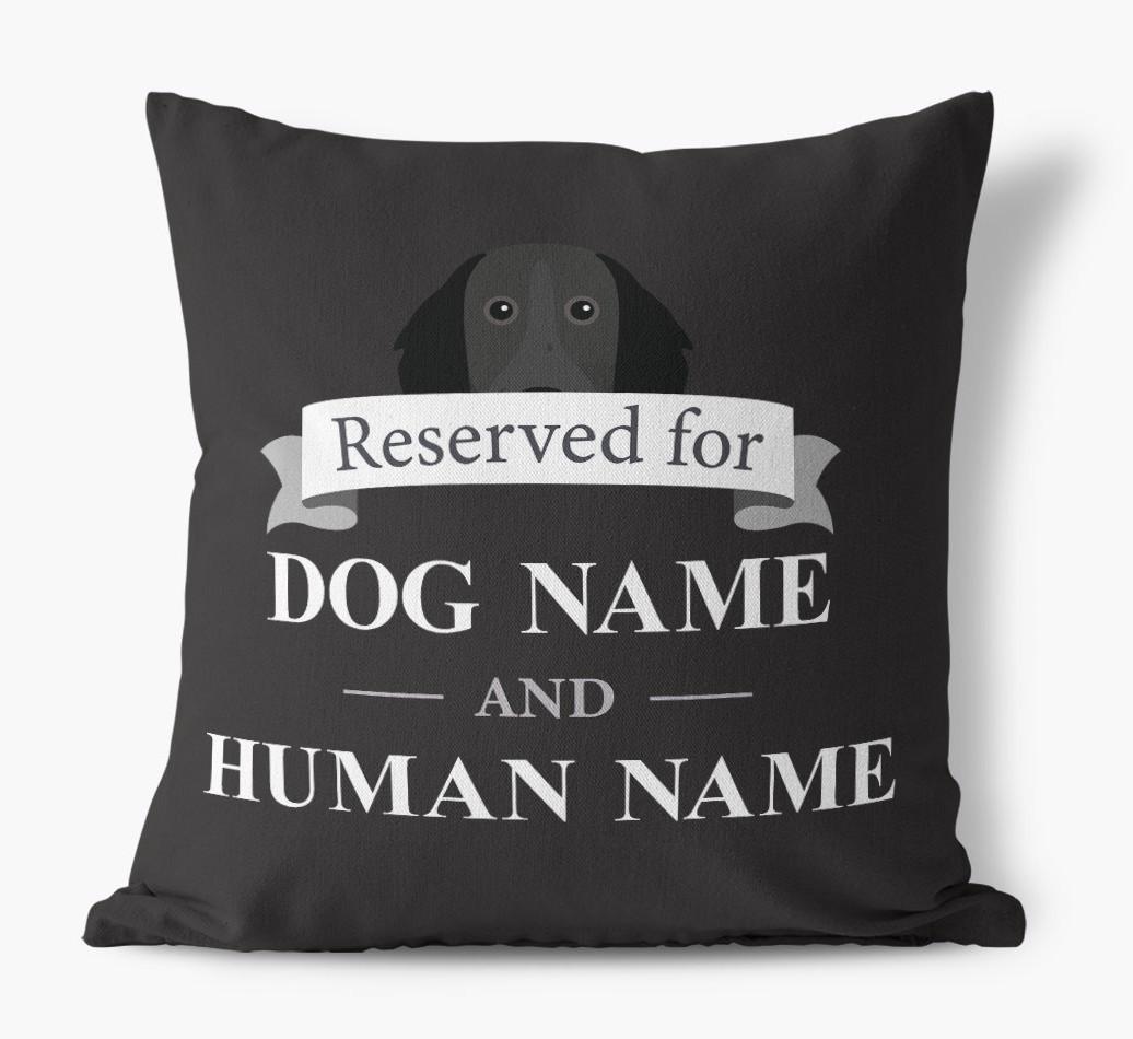 Reserved For: Personalized {breedFullName} Canvas Pillow