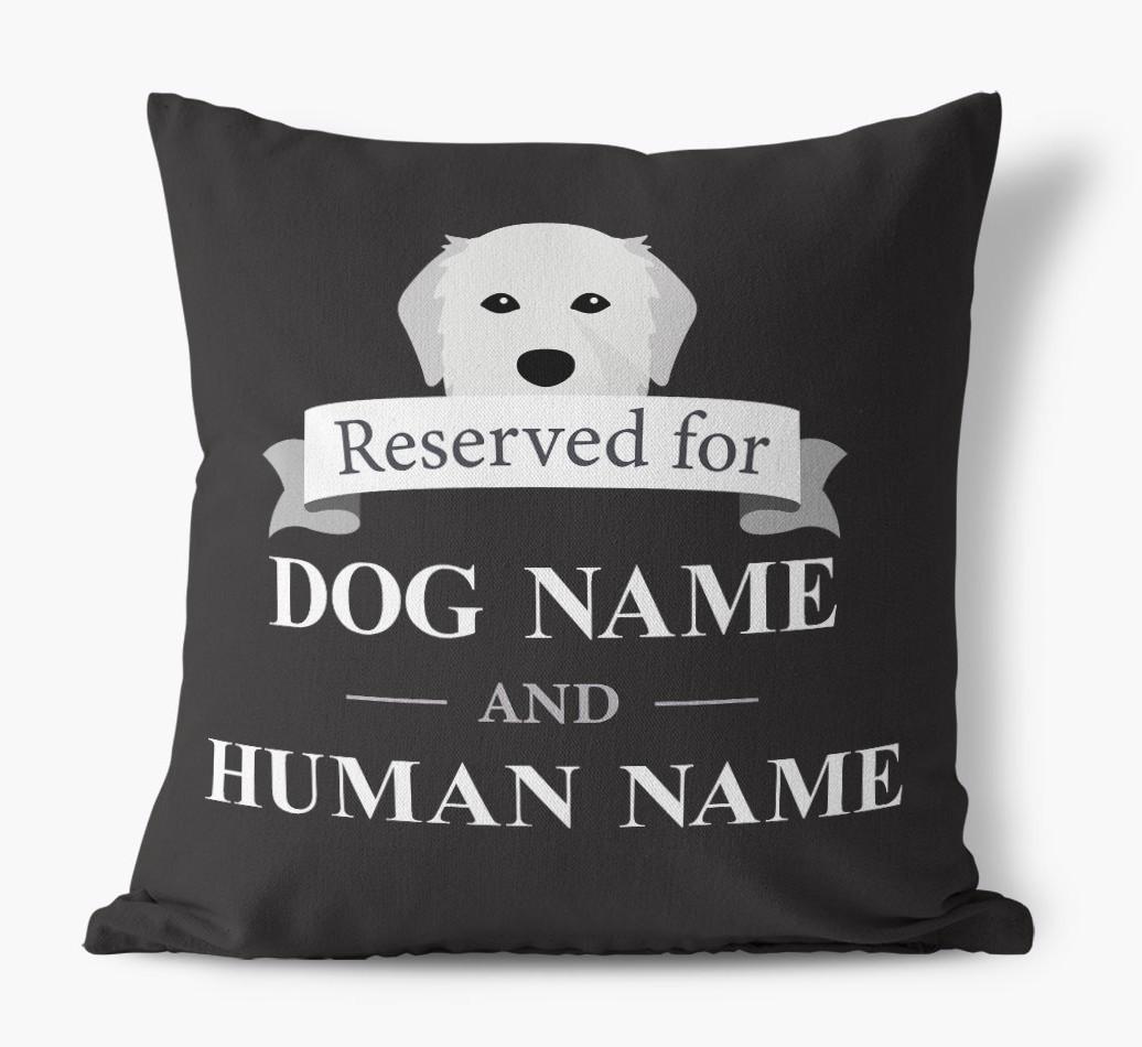 Reserved For: Personalized {breedFullName} Canvas Pillow