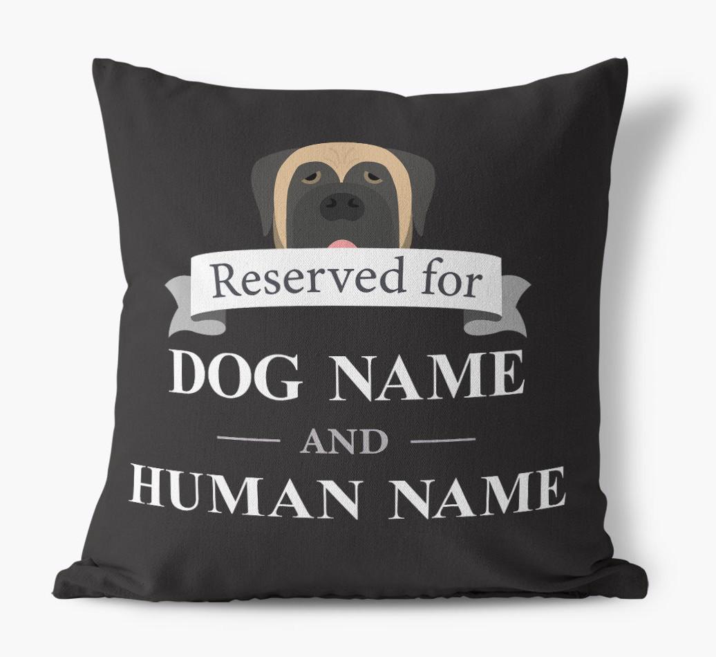 Reserved For: Personalized {breedFullName} Canvas Pillow