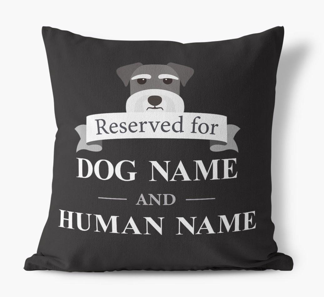 Reserved For: Personalized {breedFullName} Canvas Pillow