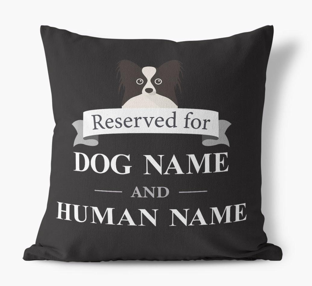 Reserved For: Personalized {breedFullName} Canvas Pillow