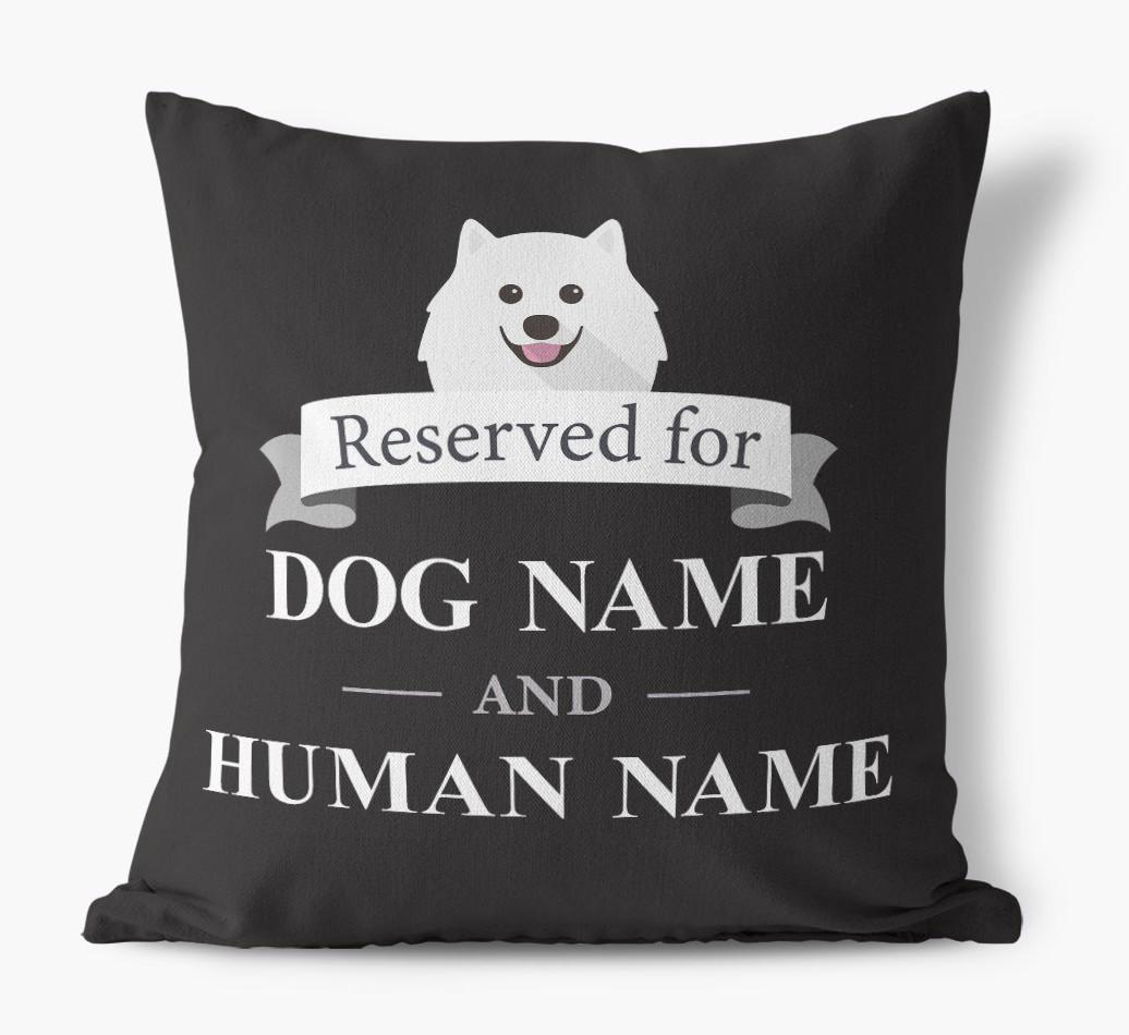 Reserved For: Personalized {breedFullName} Canvas Pillow