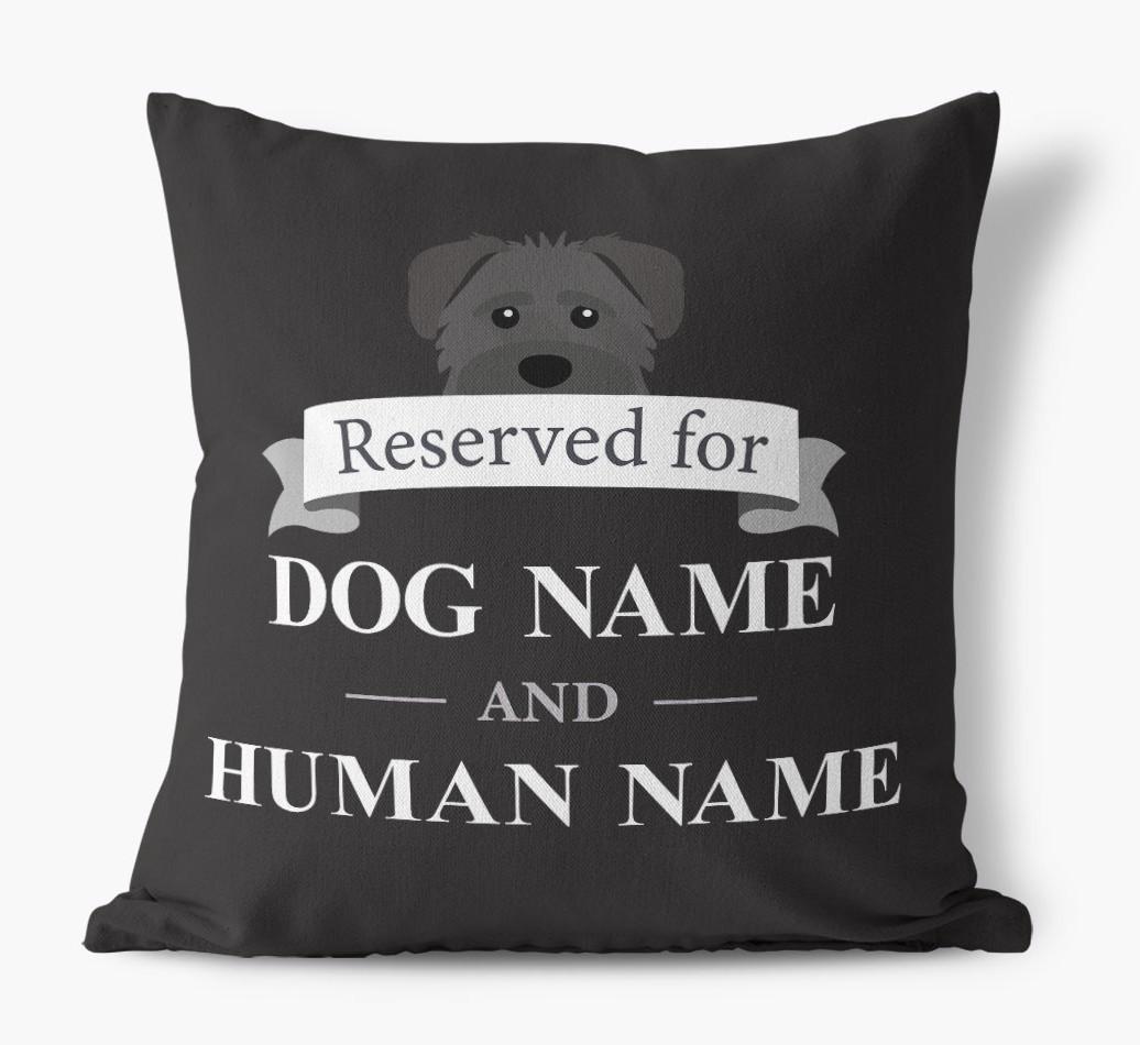 Reserved For: Personalized {breedFullName} Canvas Pillow