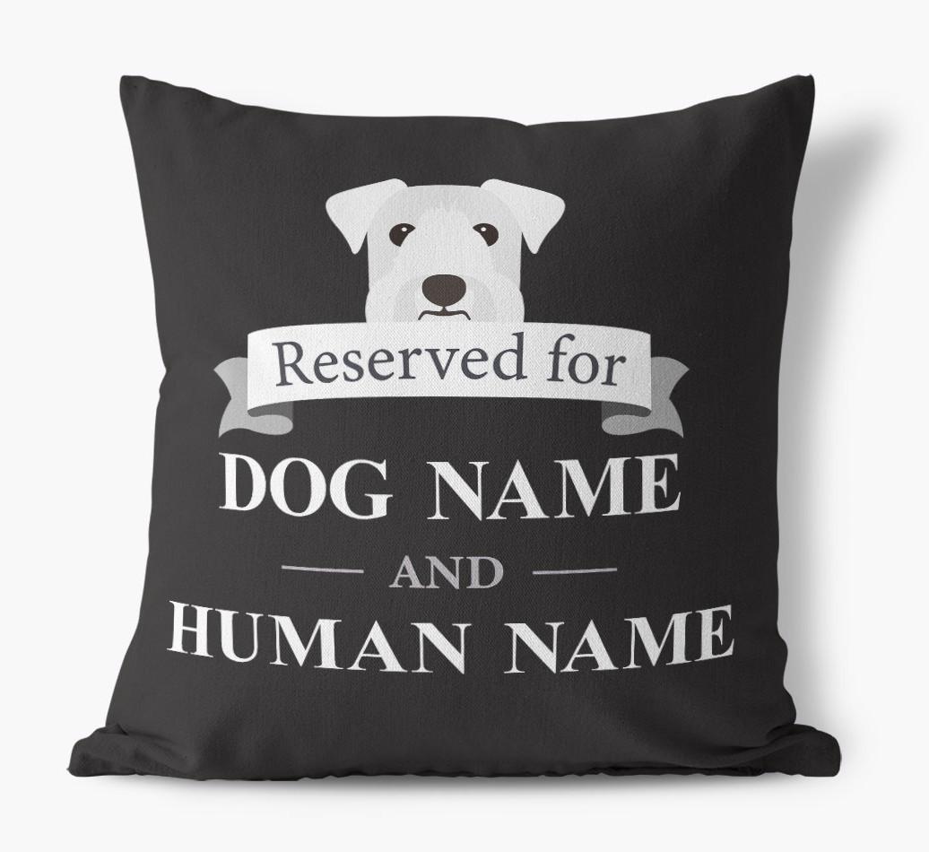 Reserved For: Personalized {breedFullName} Canvas Pillow
