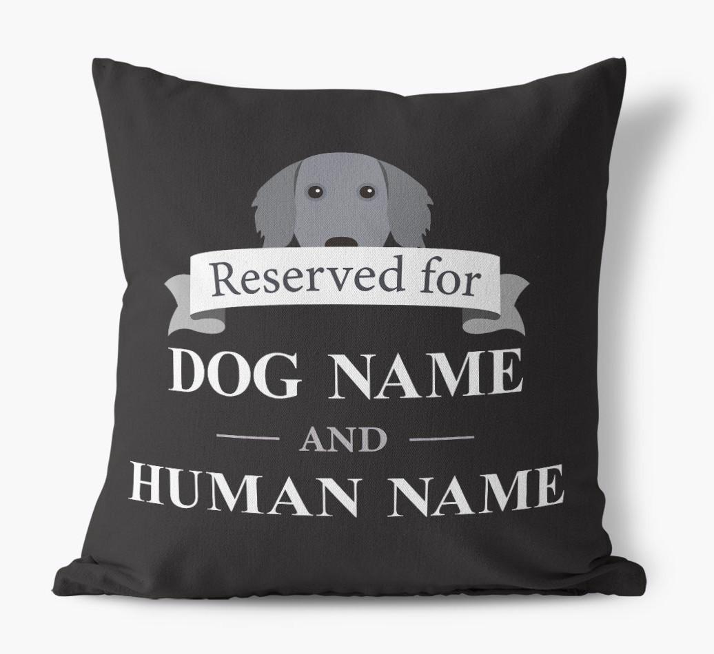 Reserved For: Personalized {breedFullName} Canvas Pillow