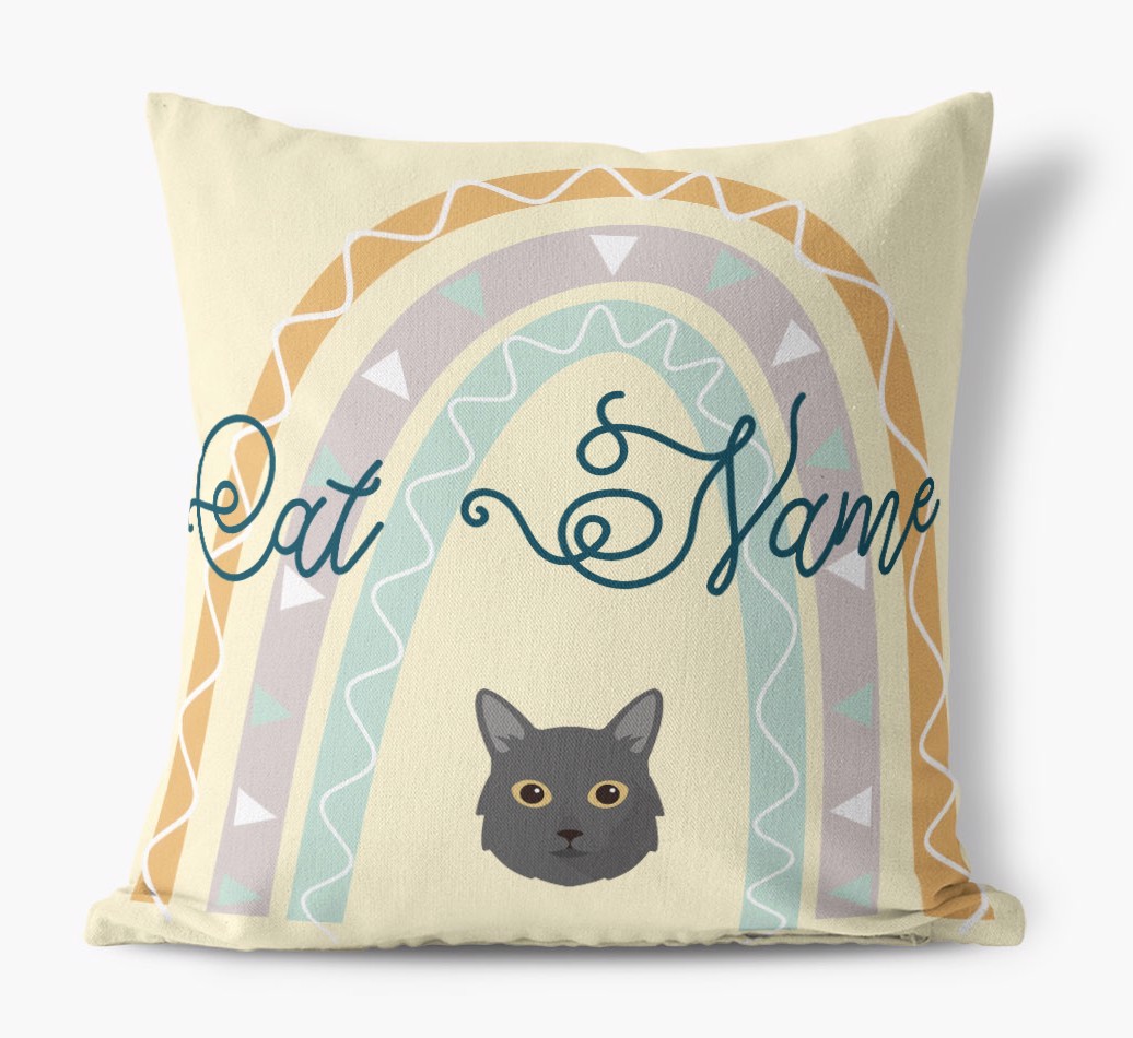 Arch Design: Personalised {breedCommonName} Canvas Cushion