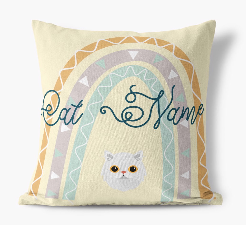 Arch Design: Personalised {breedCommonName} Canvas Cushion