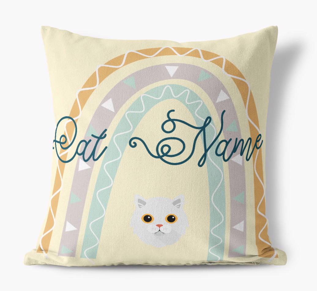 Arch Design: Personalized {breedCommonName} Canvas Pillow