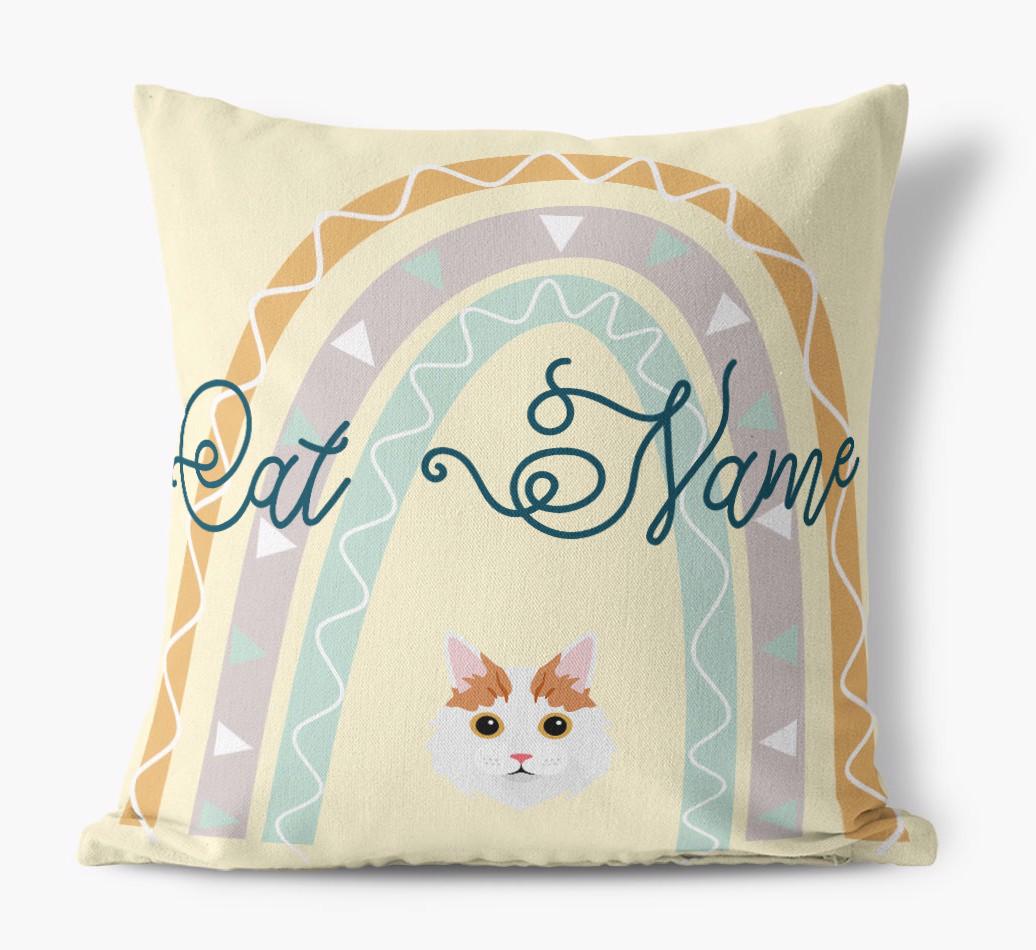 Arch Design: Personalized {breedCommonName} Canvas Pillow