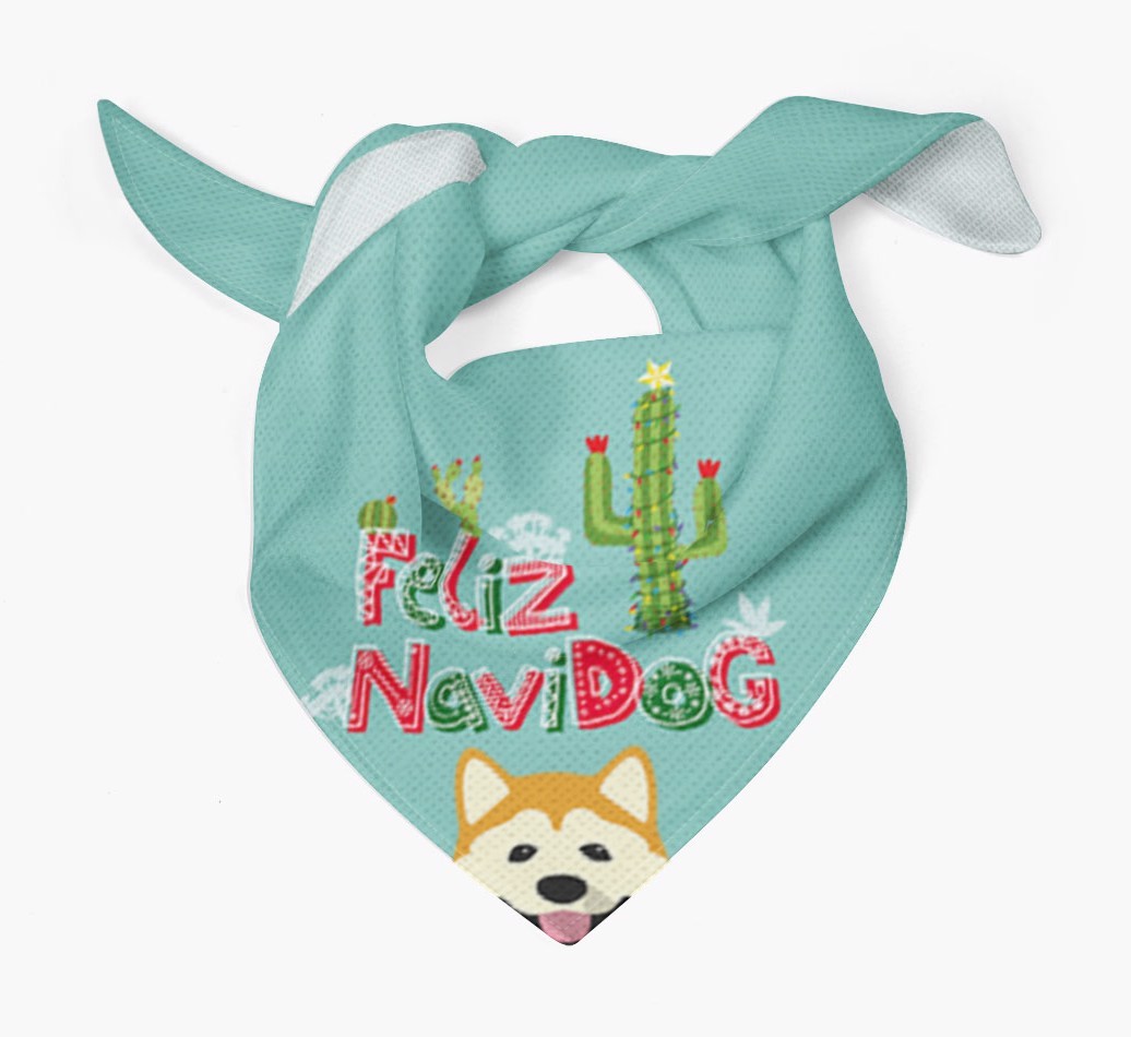Feliz Navidog: Personalised {breedFullName} Bandana