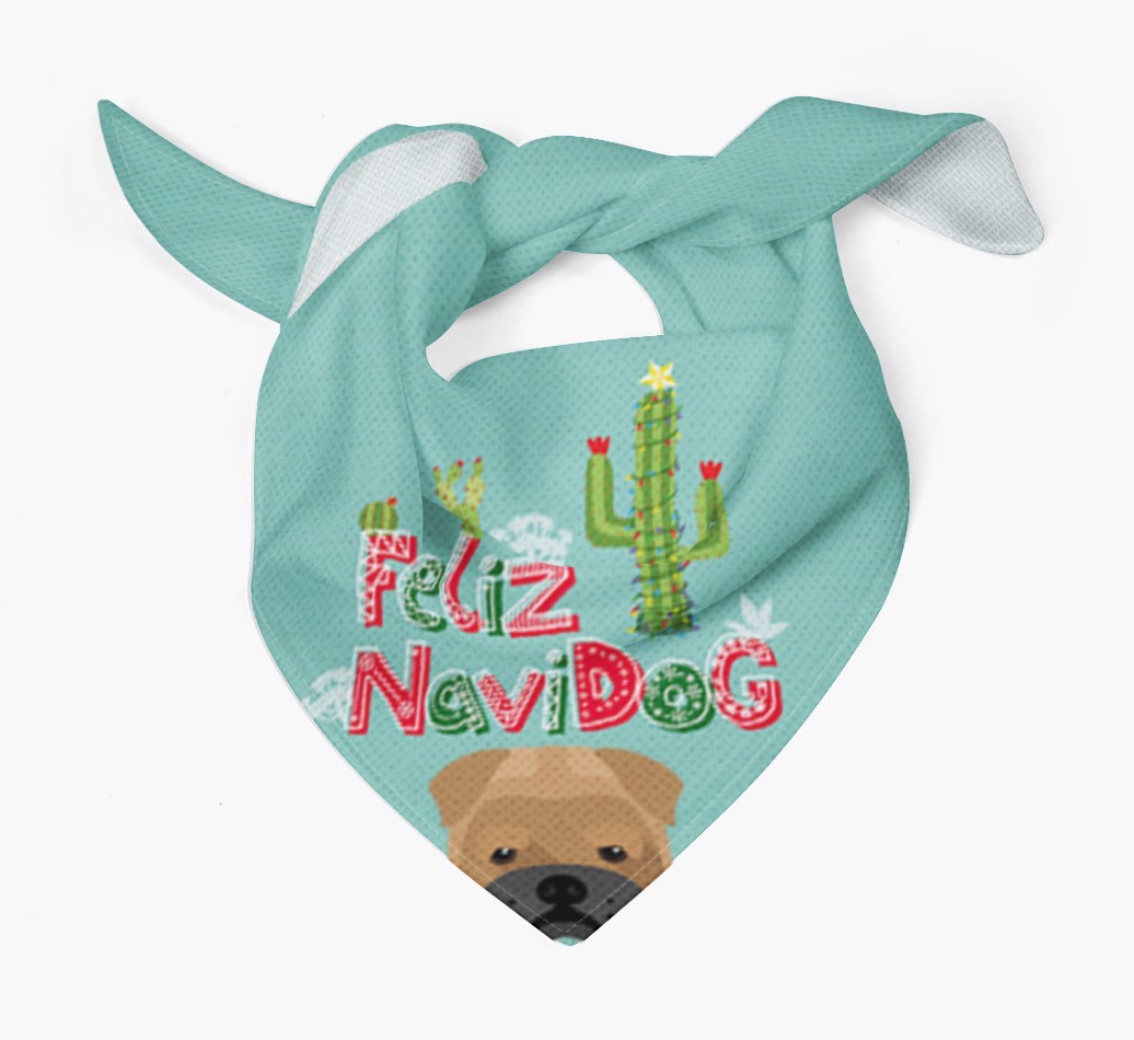 Feliz Navidog: Personalized {breedFullName} Bandana