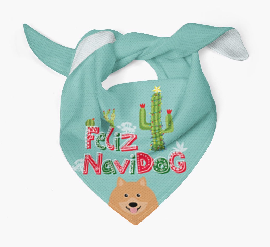 Feliz Navidog: Personalized {breedFullName} Bandana