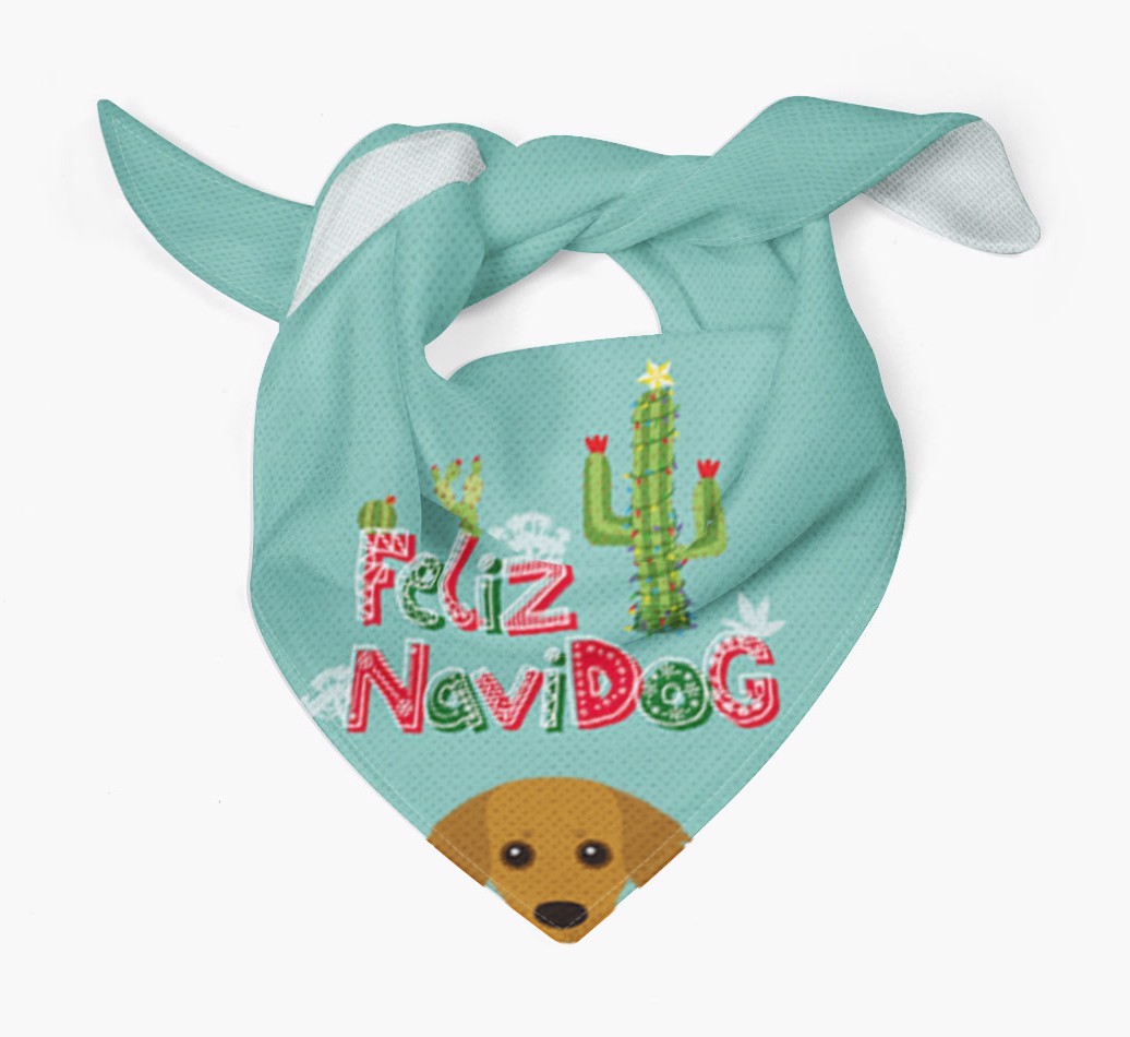 Feliz Navidog: Personalised {breedFullName} Bandana