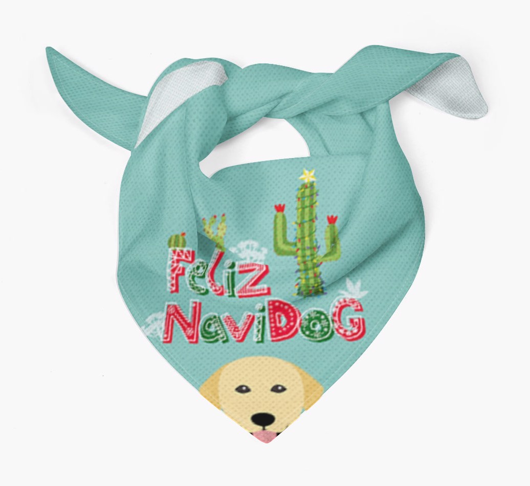 Feliz Navidog: Personalized {breedFullName} Bandana
