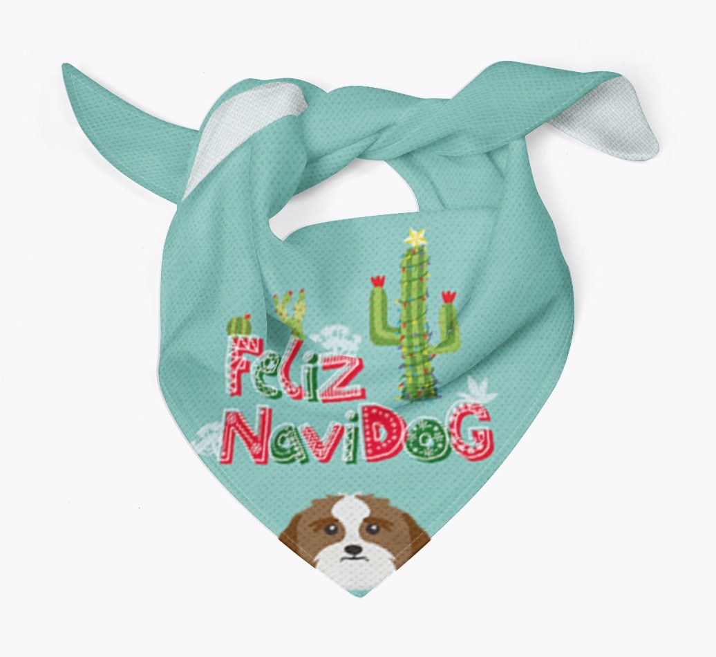 Feliz Navidog: Personalized {breedFullName} Bandana