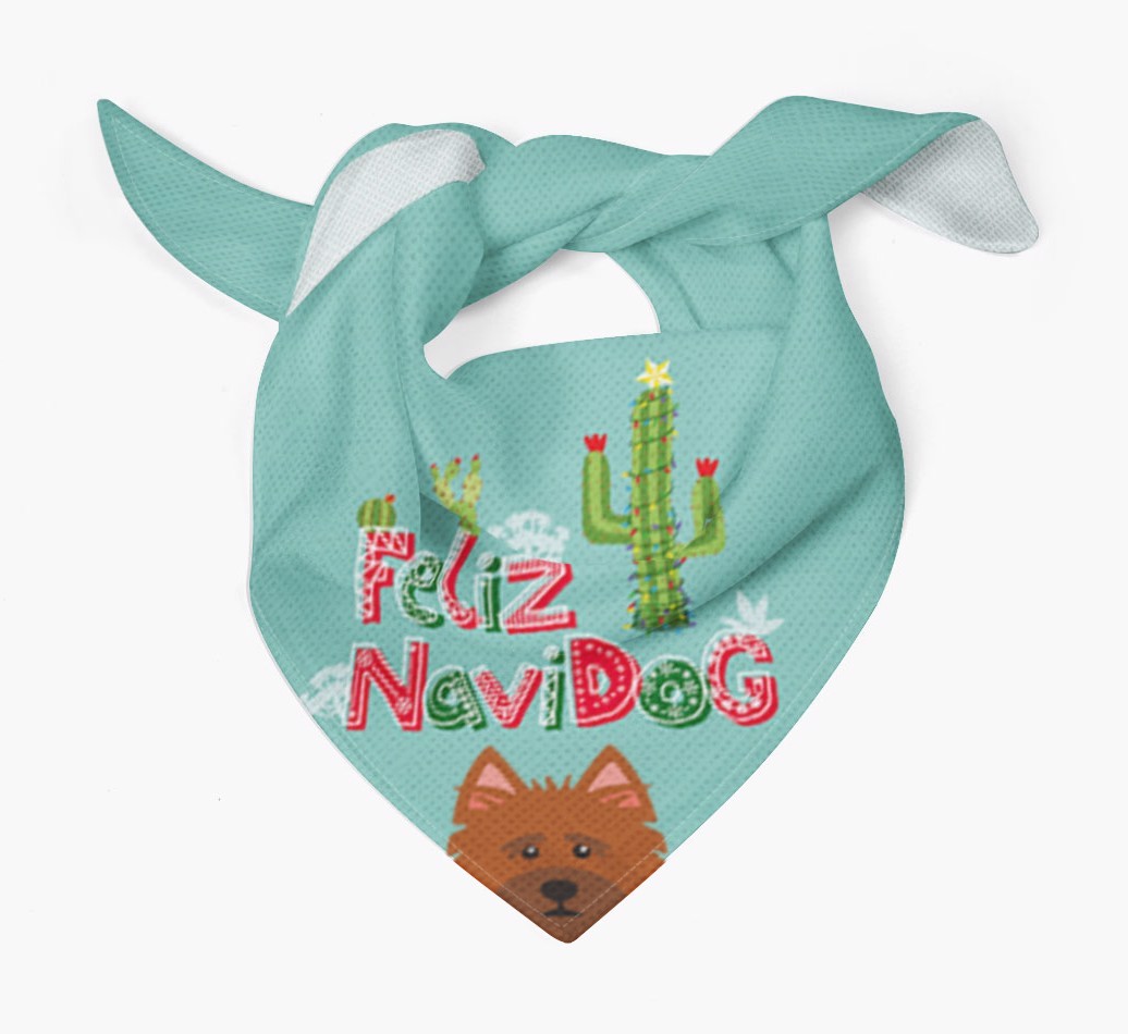 Feliz Navidog: Personalised {breedFullName} Bandana