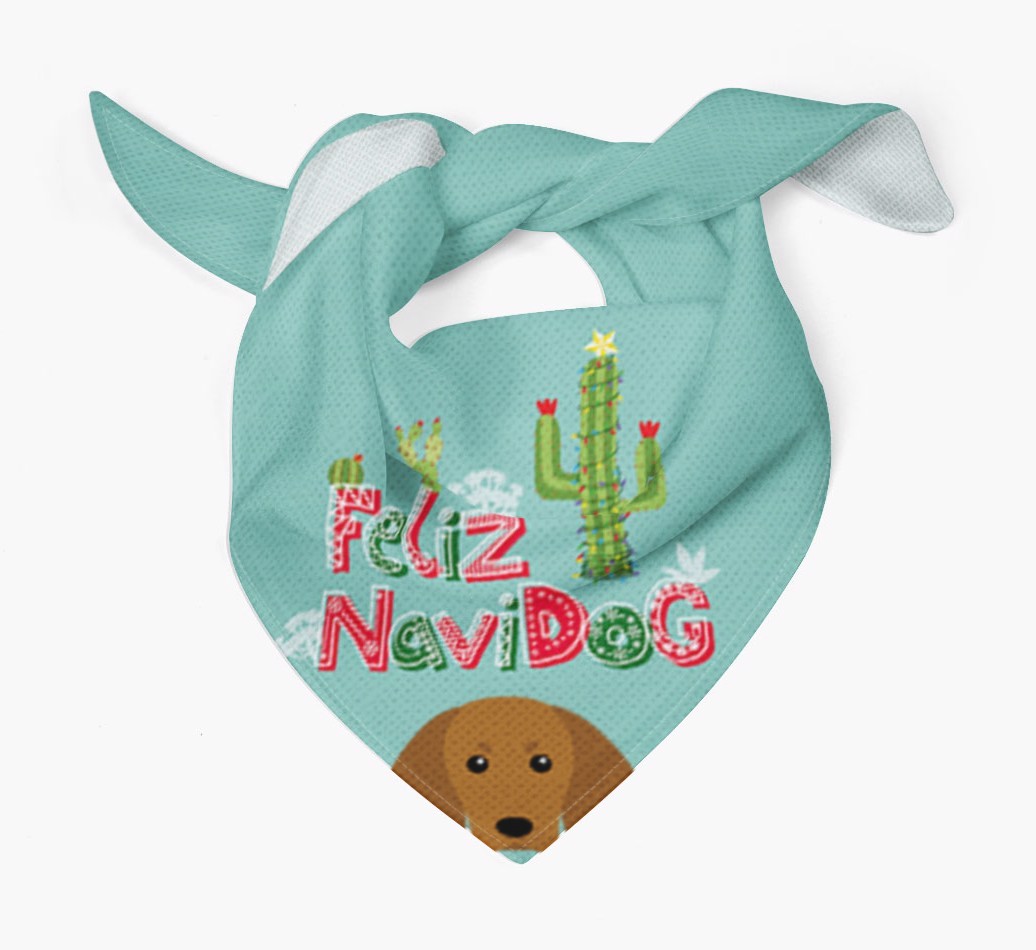 Feliz Navidog: Personalised {breedFullName} Bandana
