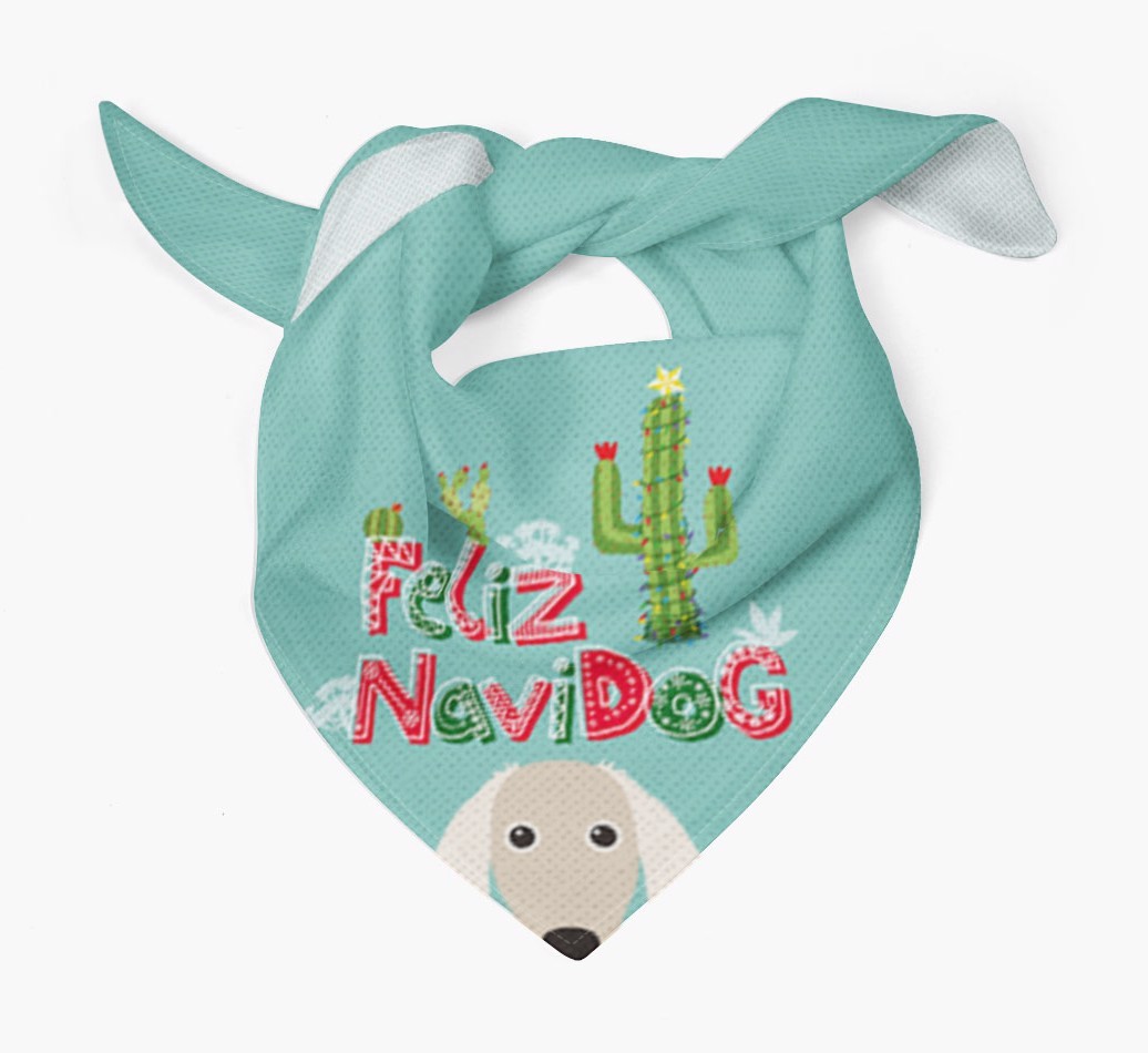 Feliz Navidog: Personalized {breedFullName} Bandana