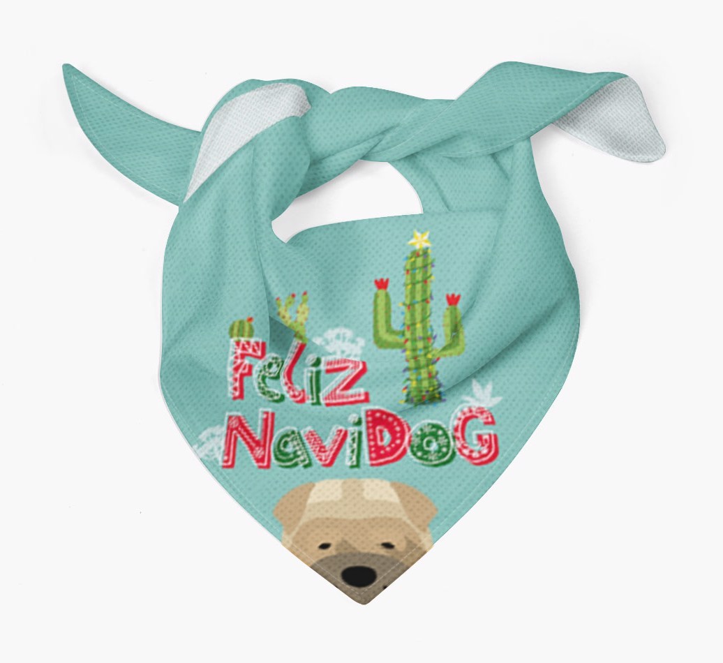 Feliz Navidog: Personalised {breedFullName} Bandana