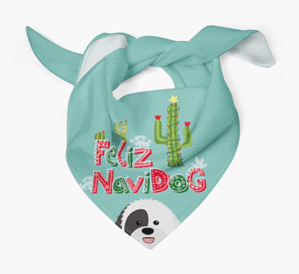 Feliz Navidog: Personalized {breedFullName} Bandana