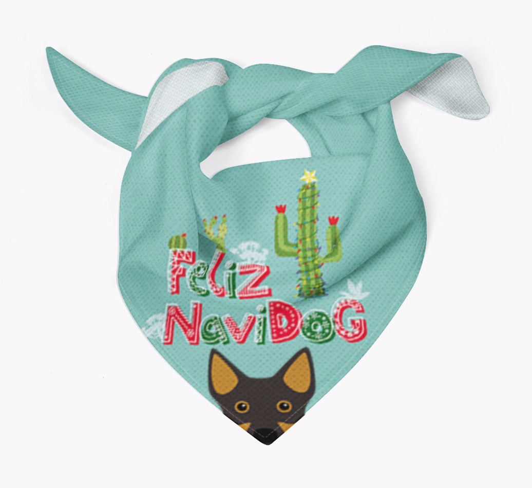 Feliz Navidog: Personalized {breedFullName} Bandana