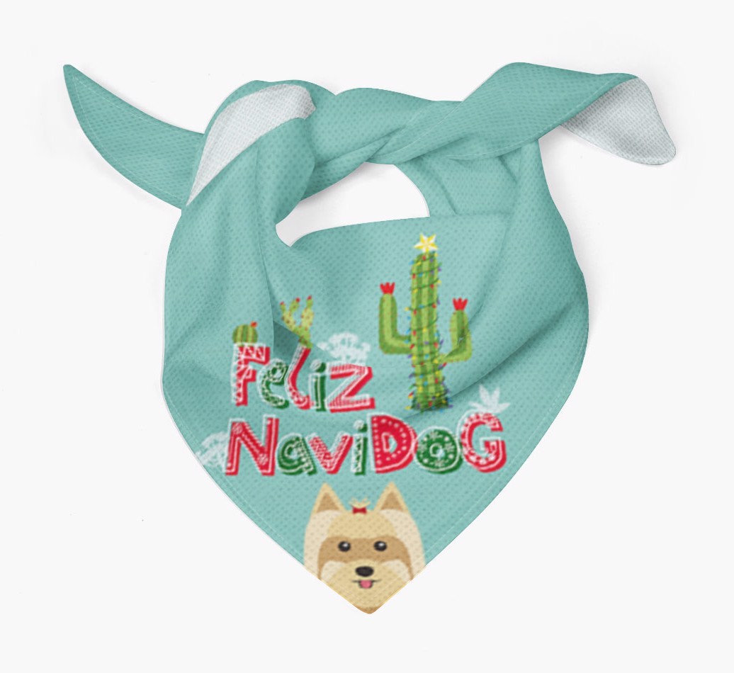 Feliz Navidog: Personalized {breedFullName} Bandana